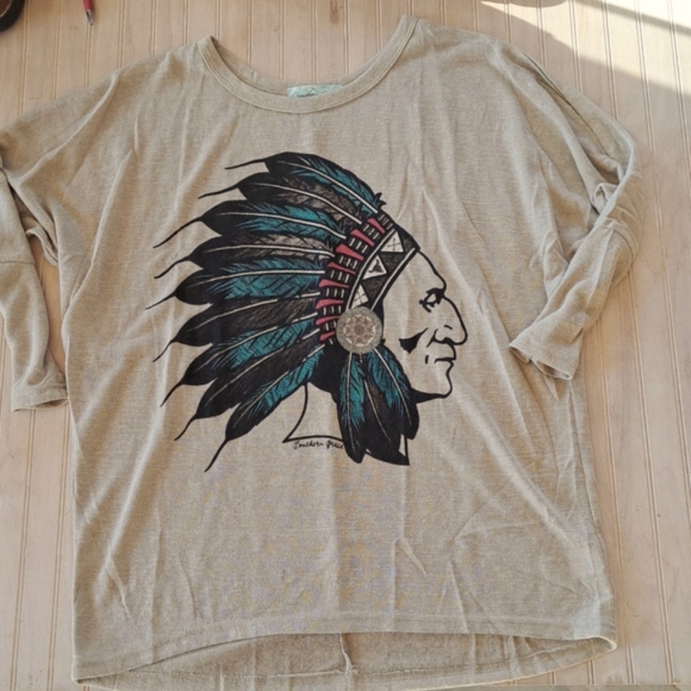 Boutique Southern Grace Native American Oversized Tunic/Top